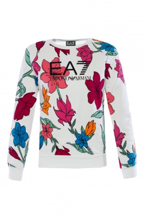 Floral motif sweatshirt, zdjęcie 1 Floral motif sweatshirt od EA7 Emporio Armani